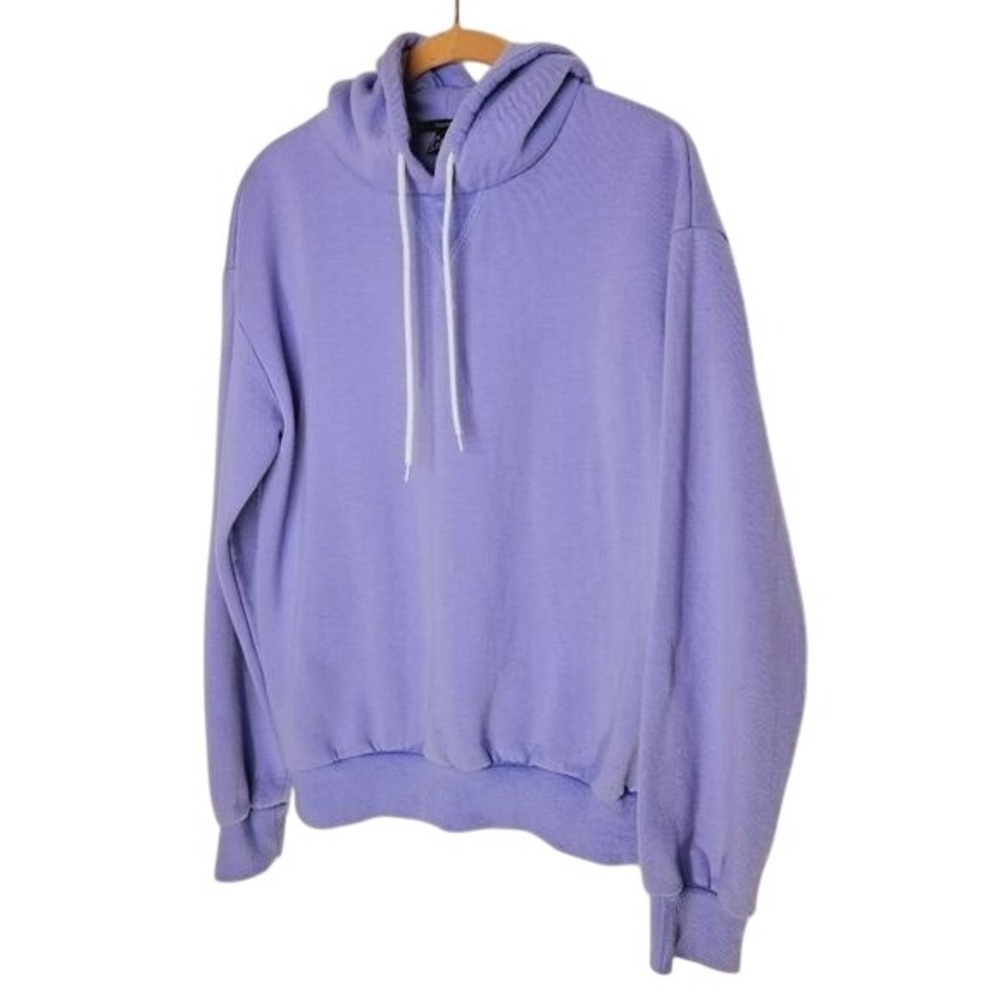 Forever 21 Lavender Purple Hoodie Sweatshirt with Drawstring Casual Everyday‎ M